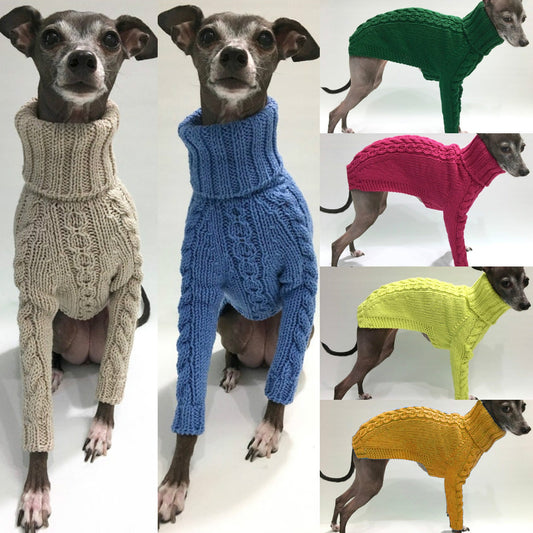 Winter High Collar Dog Sweater