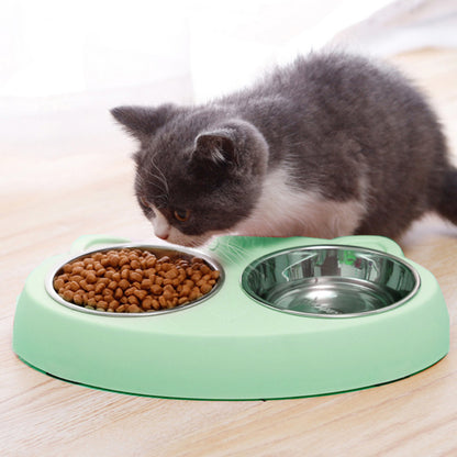 Double Bowls with Stand for Pets