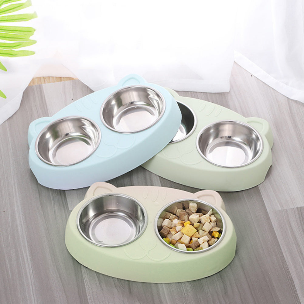 Double Bowls with Stand for Pets