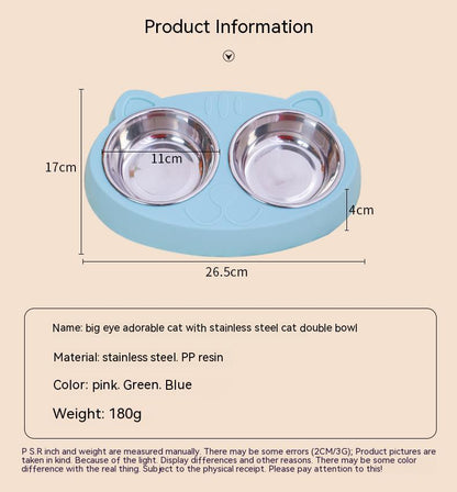 Double Bowls with Stand for Pets