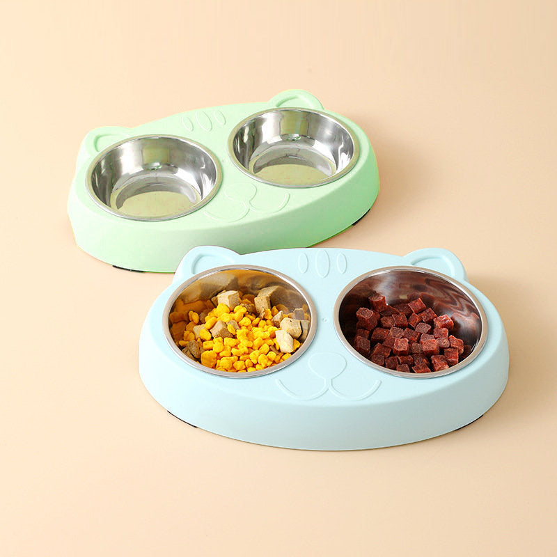 Double Bowls with Stand for Pets
